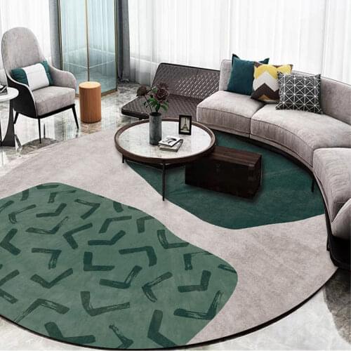 Circular Carpets For Living Room Large Floor 200 CM Diameter Bed Room Bedroom Decor Morocco Vintage Rug Modern Decoration Carpet