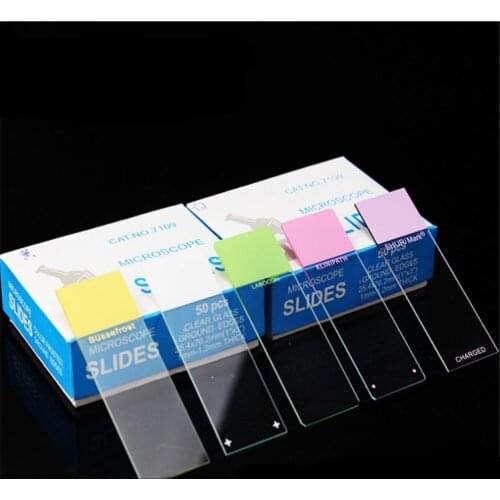 Microscope Slides 7109,1"X3"(25.4X76.2),Thickness is 1-1.2MM,50PCS,Lab Glass ;Can be Written
