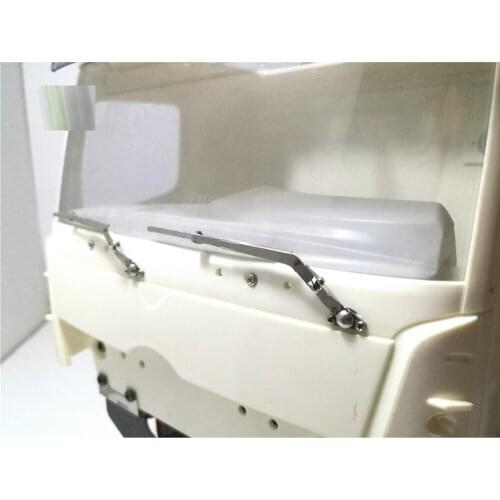 1 Set Wiper For Tamiya Tractor Head 1/14 ACTROS AROCS Metal Electric Wiper Climbing RC Car Accessories