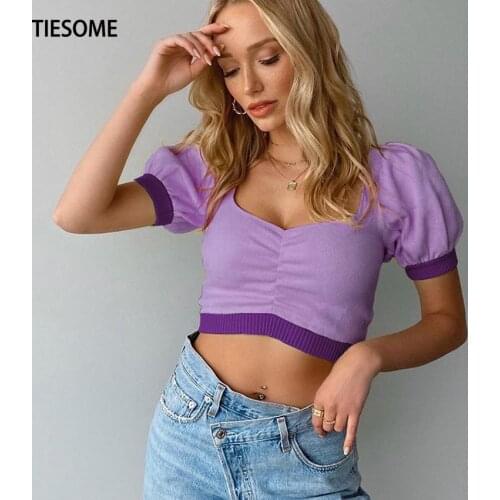 TIESOME Short Sleeve Women's T-Shirts
