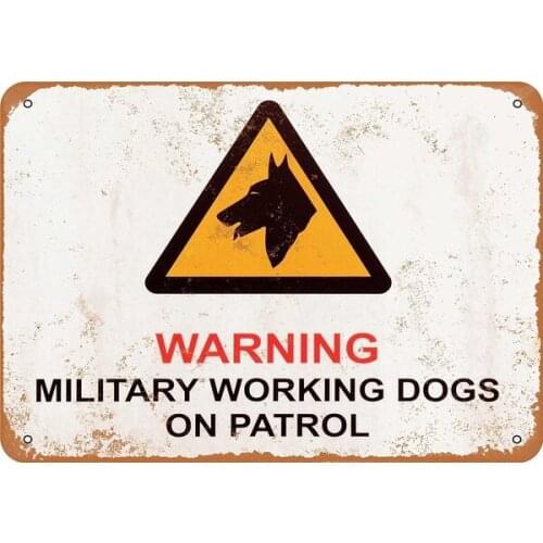 Caution Dogs Loose at all Times Tin Sign art wall decoration,vintage aluminum retro metal sign