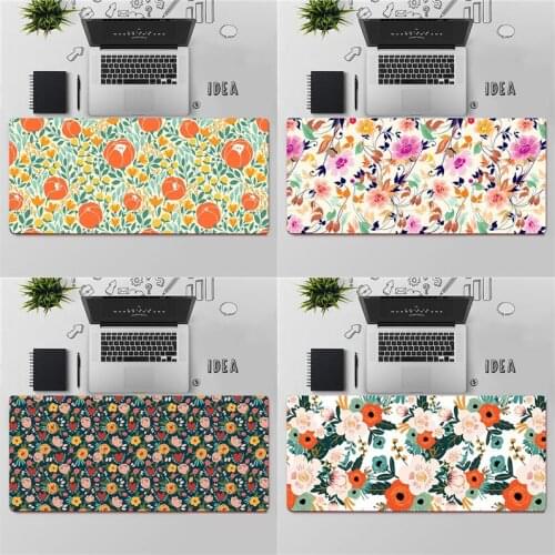 YNDFCNB Top Quality bright floral design Beautiful Anime Mouse Mat Free Shipping Large Mouse Pad Keyboards Mat