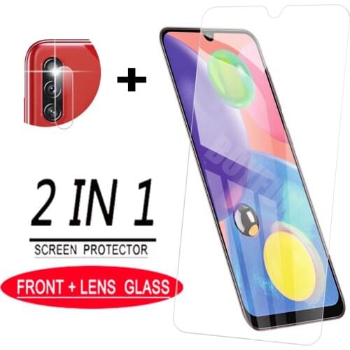 2in1 Screen Film Glass For Samsung Galaxy j6 plus Screen Protection on for Samsung j4 plus Premium HD Protective Glass