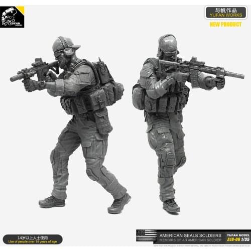 1/35 Resin kits Soldier Model (US Navy SEAL) self-assembled A18-06