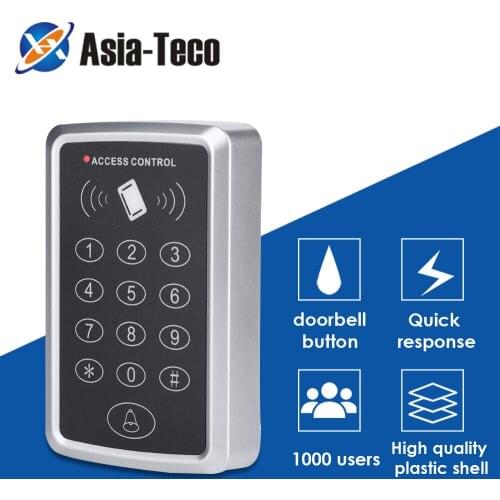 125KHz RFID Access Control Keypad EM Card Reader Door Access Control System Door Lock Opener Keyboard System