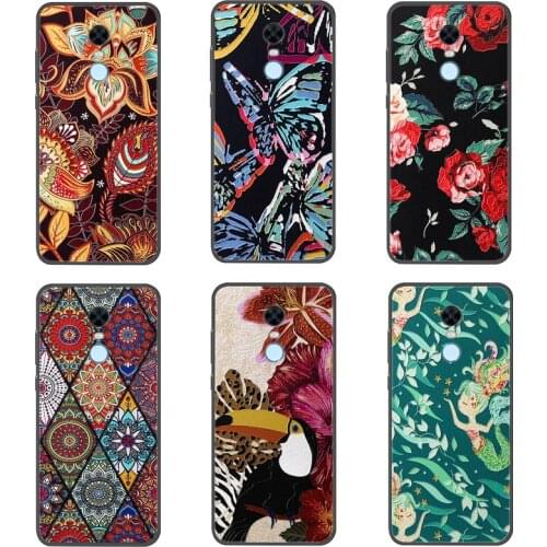 3D Emboss Relief Case For Xiaomi Redmi 5 Plus Phone Cover Black Softness TPU Silicone Back Bumper
