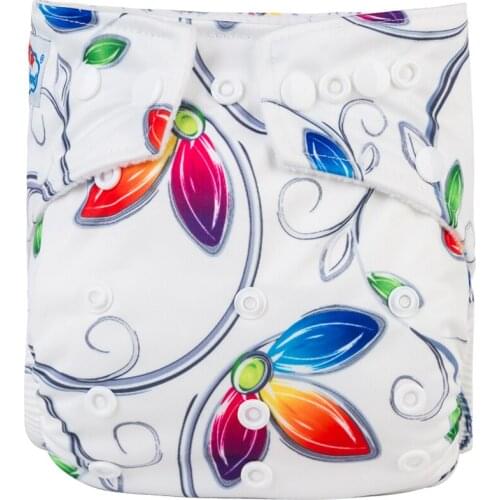 [ May Day Promotion ]Baby Washable Reusable Diapers 5pcs/Set Diapers For Children Newborn to Potty Nappy Microfleece Diapers