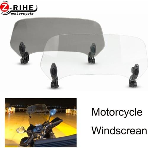 Motorcycle Accessories Moto Rising Adjustable Windscreen Windshield Extend Air Deflector For BMW K1200LT K1200 LT K1200R Sport