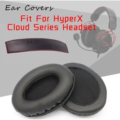 Ear Pads For HyperX Cloud Core Headphone Earpads Replacement Headset Ear Pad PU Leather Sponge Foam