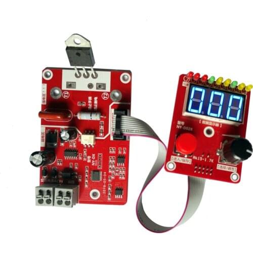 40A/100A Spot Welding Machine Control Board Welder AC 110V to 9V Transformer Controller Board Timing Current Time Current