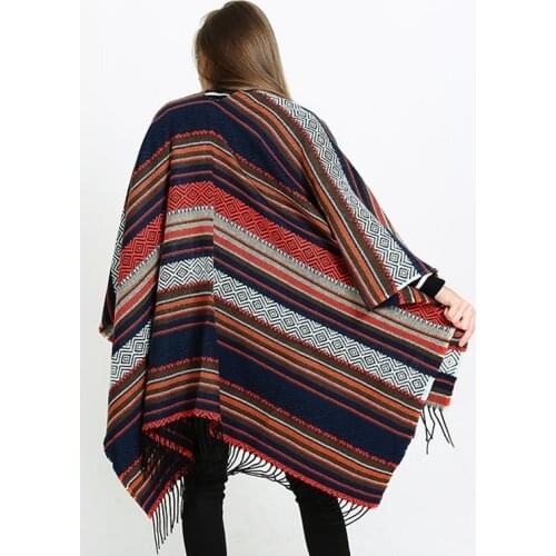 Aurdolf 2020 new novelty pattern ladies scarf cashmere imitation split shawl cloak scarf winter fashion warm women shawl scarves