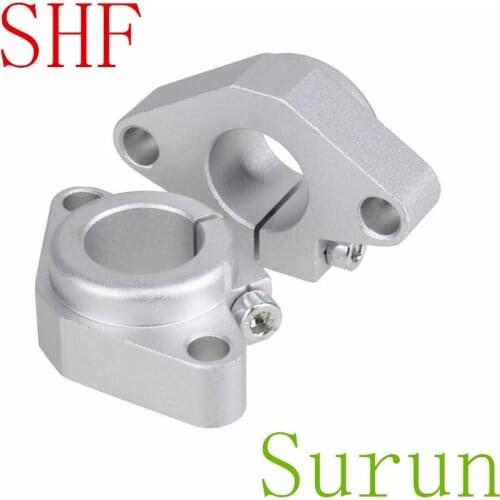 RDBB Free shipping4pcs SHF25 25mm bearing shaft support for 25mm rod round Shaft Support 3D printer parts cnc parts