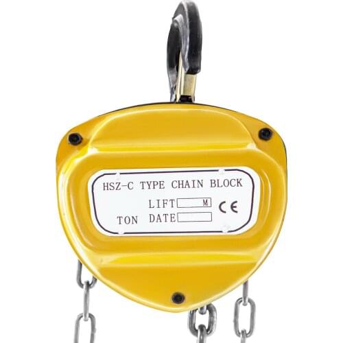 VEVOR 0.5/1/2T Chain Hoist Anti-Rust Manual Chain Block 10FT/3m 20FT/6m with Two Hooks for Lifting Pulling Dragging Construction
