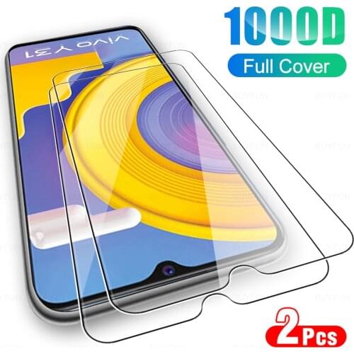 2PCS HD Tempered Glass Case For Vivo Y31 Protective Glass For Vivo Y 31 Y30 Y51 Y50 Y12 Y15 Y17 Y11 2019 Screen Protection Film