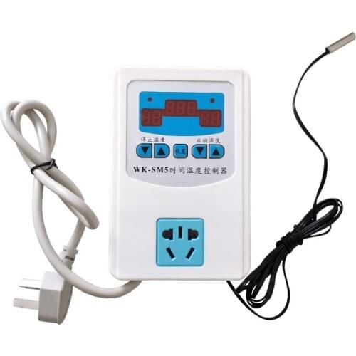 2000W High Precision Digital Microscope Computer Intelligent Time Temperature Controller Timer Temperature Control Switch Socket