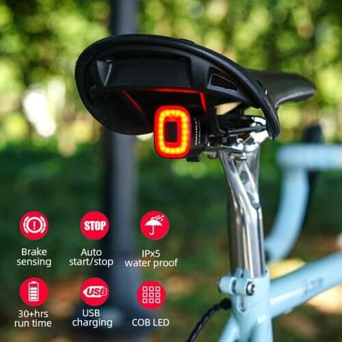 ENFITNIX Cubelite2 Flashlight For Bicycle Smart Bike Rear Light Brake Sensing IP65 Waterproof LED Cycling Tail Light Taillight