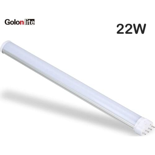 Golonlite 2G11 LED tube 22W 571mm 542mm 4000K 40W 50W PLL replacement 18W 12W 9W Led 2g11/4 pin lamp 110V 120V 230V CE factory