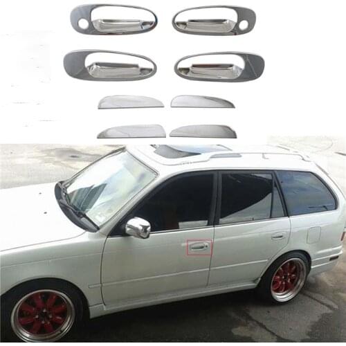 For Toyota Corolla 1996 ae110 ae111 ae112 ABS Chrome Door Handle Cover Car Accessories Car Styling