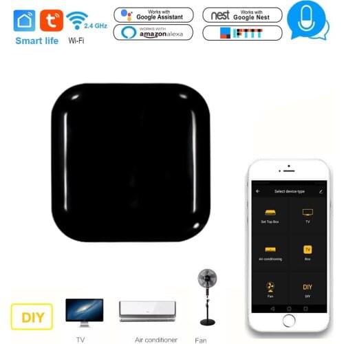 Tuya Smart Life APP Control IR To WiFi Remote Controller Hub Infrared Universal Remote Controller For Air Conditioner