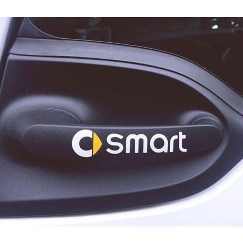 Door Handle Sticker For Mercedes Smart Fortwo 453 451 450 452 Car Body Sticker Decal Car Accessories