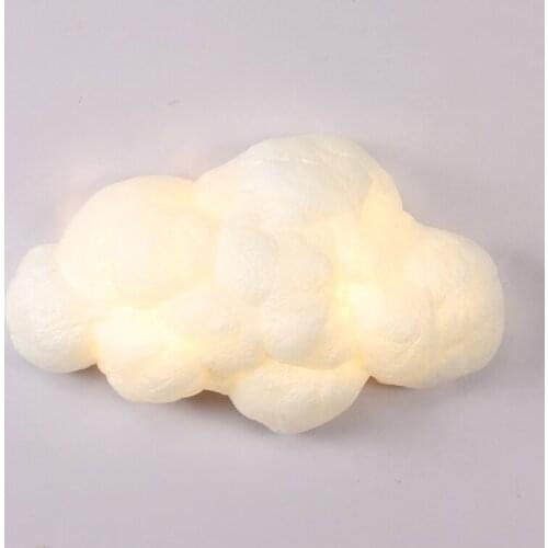 White Cloud wall lamp creative art High polymmer LED lamps for bedroom corridor coffee bar clothing store hotel lighting