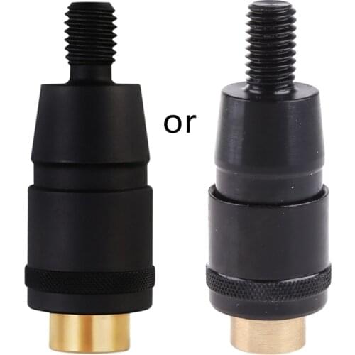 2021 New 1Pc Fishing Rod Connector 8mm Screws Net Head Adapter Fishing Landing Harpoon Dip Aluminum Alloy Net Rod Parts