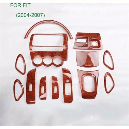 Fit For HONDA FIT 2004-2007 Mahogany style Decorative Strips peach wood style
