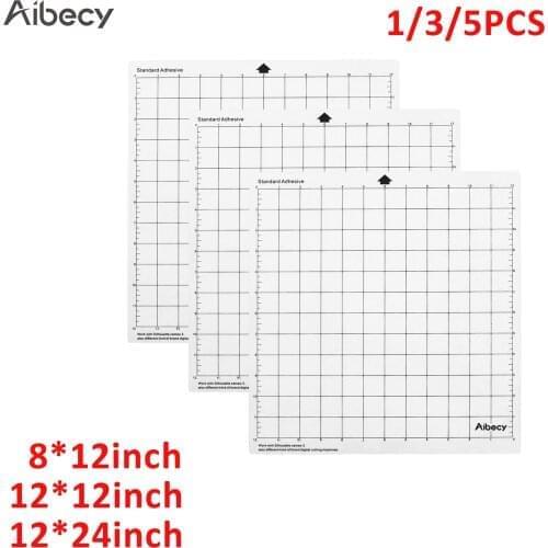 1/3/5PCS Cutting Machine Special Pad 12" Measuring Replacement PP Adhesive Mat+Film Cover for Silhouette Cameo Plotter Machine
