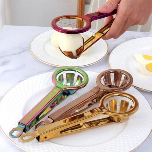 Hexagonal Egg Cutter Egg Slicer Fancy Preserved Egg Splitter Egg Cutting Supporter Fruit and Vegetable Tools Kitchen Gadget