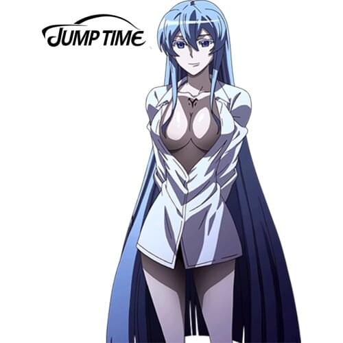 JumpTime 13cm x 7.4cm Esdese Render Car Sticker Japanese Anime Gremory Vinyl Decal Window Wiper Decal Accessories