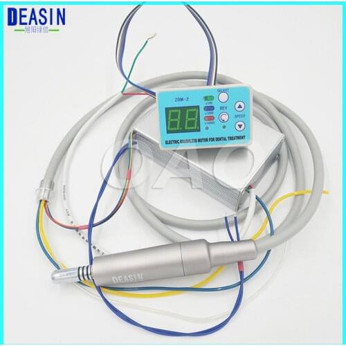 Free shipping Inner water spray with fiber optic Dental unit built-in Brushless Electric Micro motor Deasin
