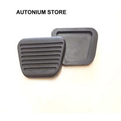 1 Pair Brake and Clutch Pedal Pad Cover Best Quality Rubber for Mitsubishi Canter