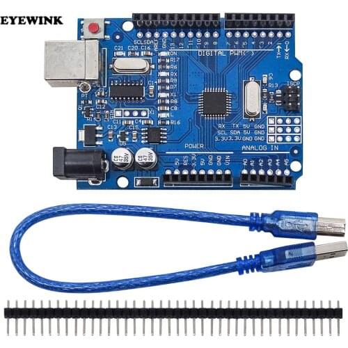 10pcs UNO R3 (CH340G) MEGA328P for Arduino UNO R3 ATMEGA328P-AU Development board