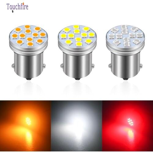 1156 BA15S White 1157 BAY15D T20 W21W 3030LED 12SMD Car Brake Turn Light Auto Parking Led Backup Wedge Reverse Light Tail Bulb