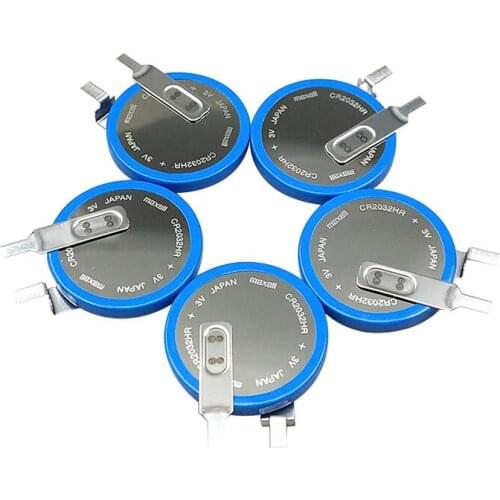 12pcs/lot Maxell CR2032HR high temperature battery car tire pressure monitoring CR2032 2032 3V button batteries cell