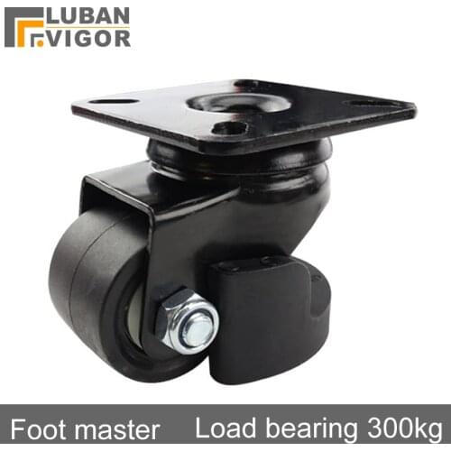 2 inch level adjustment feet Heavy foot master casters/wheel, Low center of gravity Support frame,High load, Casters