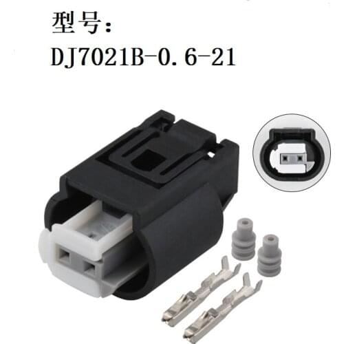 200 sets 2 Pin Female 1718555-1 Car outdoor temperature sensor abs wheel speed plug connector for BMW DJ7021B-0.6-21