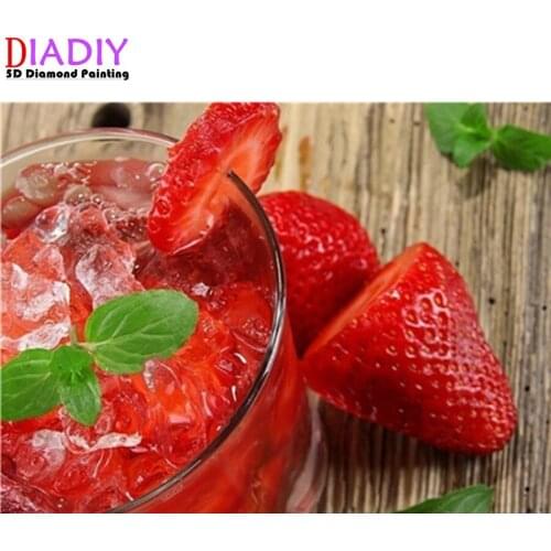 5D DIY Diamond Painting fruit lemon Full Square Diamond Embroidery Decor Home Resin Drill Crystal Picture Of Rhinestone