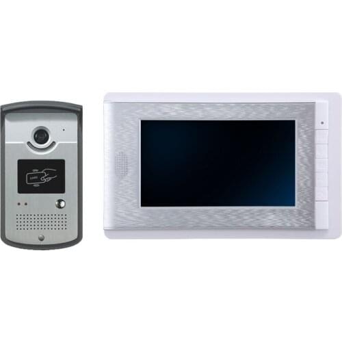 7 Inch LCD Monitor Wired Intercom Video Door phone Access Control System
