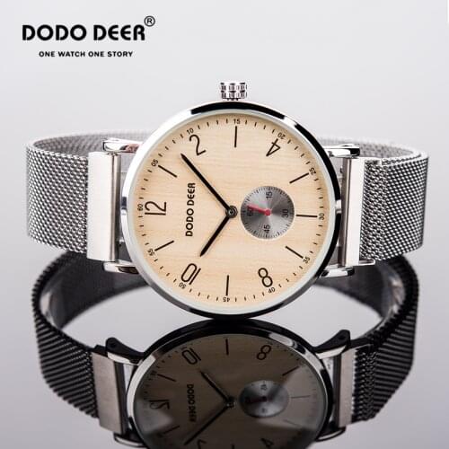 DODO DEER Watch for Men Women Fashion Cool Ultra-thin Magnet Buckle Unisex Metal Wristwatches Dropshipping