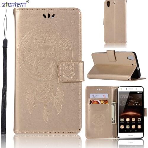 Flip Case For Huawei Honor 5A Y6 II 2016 Leather Wallet Cover CAM-L21 CAM-L23 CAM-L32 CAM-AL00 Stand Cases Owl pattern Phone Bag