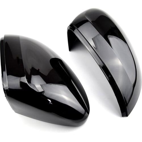 Black Side Mirror Covers for VW Passat B8 Variant Arteon Caps 2016 2017 2018 2019 2020 (Glossy Pearl Black) for Volkswagen