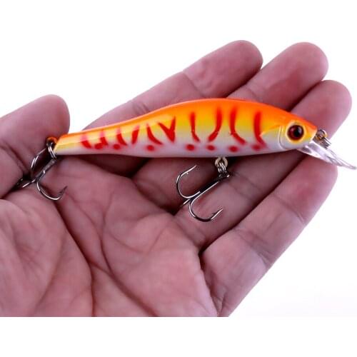 HENGJIA 1PCS Fishing Lure 9.5m 11.5g Stream Sinking Minnow Bait Artificial Wobbler Sink Shad for Bass trout Fish