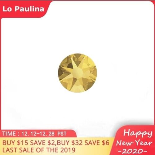 Genuine Austrian crystal 2088 ss5-20 metallic sunshine flatback no hotfix rhinestones glue on nail art jewelry gifts shoes deco