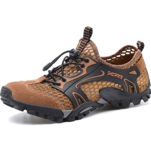 Mens Summer Outdoor Aqua Water Camping Shoes Sneakers For Men Hiking Trekking Sandals Beach Barefoot Shoes Sneakers Man