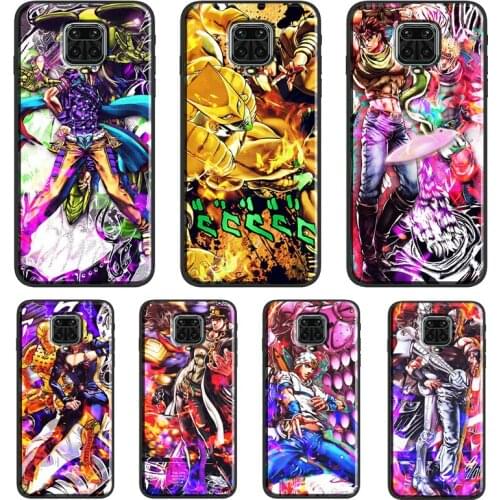 JoJolion JoJos Bizarre Anime Manga For Xiaomi Redmi 9 9A 9C 9T K40 Funda For Redmi Note 10 Pro 8T 9S Note 9 8 7 Pro Soft Case