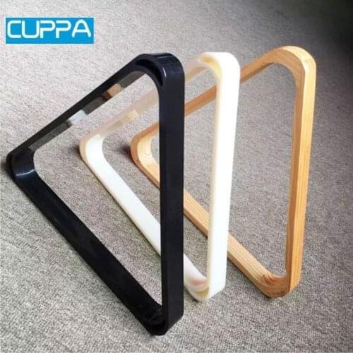 2017 New Cuppa 57cm/52cm Pool Ball Rack Natural Wood And Hard plastic Billiards Accessories Set 3 Options China