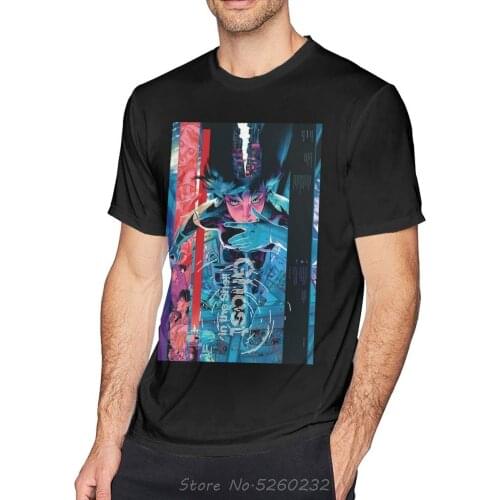 Ghost In The Shell T Shirt Ghost In The Shell By Remsoun T-Shirt Printed Tee Shirt Streetwear Fun Short-Sleeve Tshirt