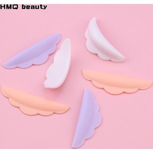 6pcs mixed color Recycling eyelash perm rods S M L silicone eyelash perm rods for eyelash perm Eyelash Extension Shields Pads