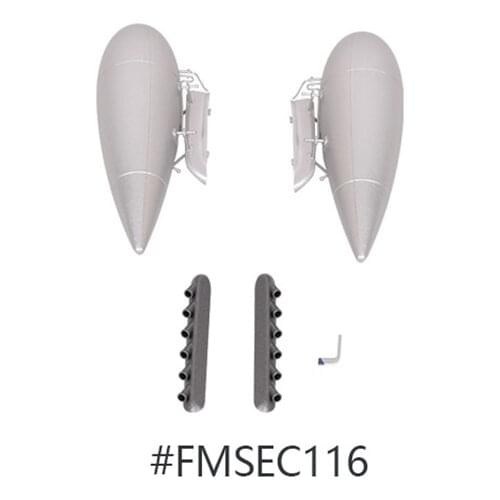 FMS Scale Bomb Exhaust for RC Airplane Model 1500mm P51 FMSEC